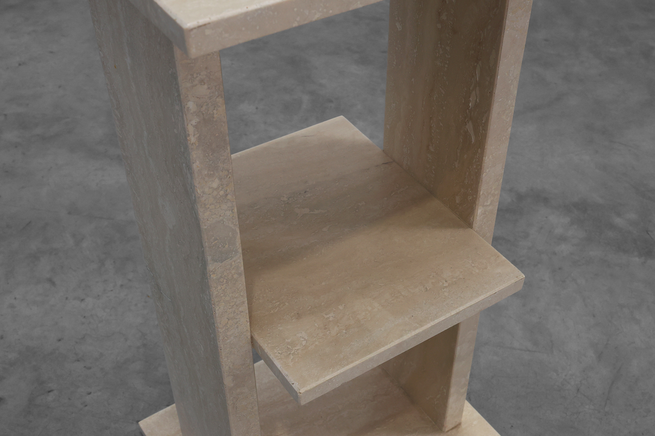 Mid-Century Travertine Console, Belgium 1980sthumbnail